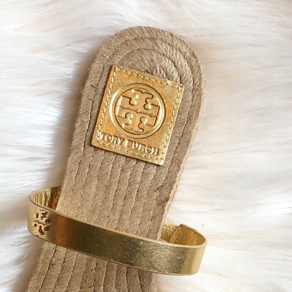 ✨NEW TORY BURCH TWO BAND FLAT ESPADRILLE SLIDE. - Picture 4 of 4
